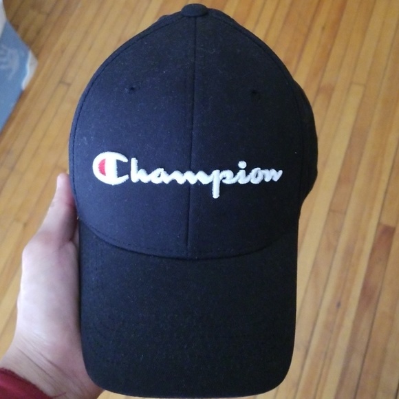 Champion Adjustable Hat - Black - Picture 1 of 4